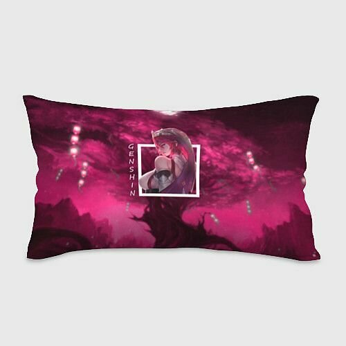 Розария Rosaria, Genshin Impact Геншин импакт Прямоугольная подушка