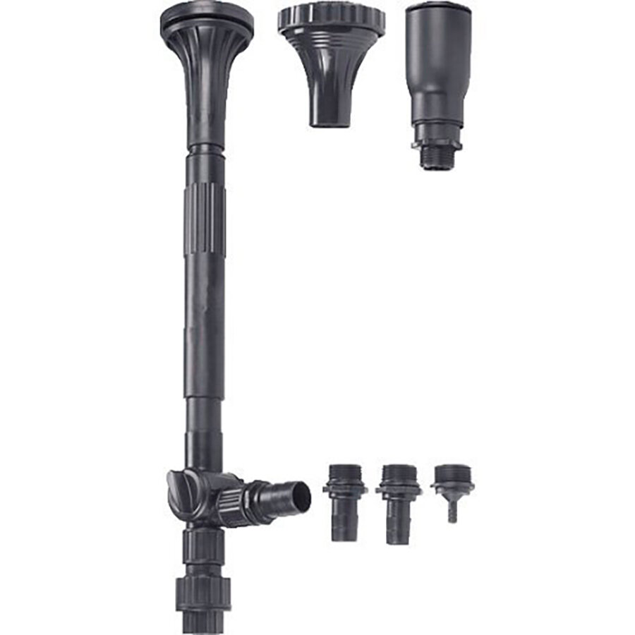 Фонтанная насадка Jebao FT-05 комплект из 3 фонтанных насадок (вулкан гейзер колокол) пластик черный