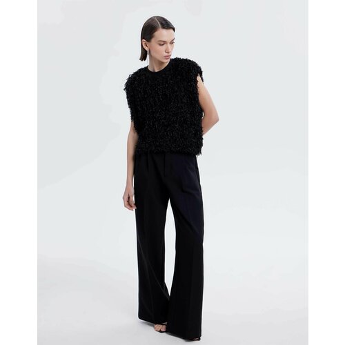 фото Брюки gloria jeans gj black, размер 50/170, черный