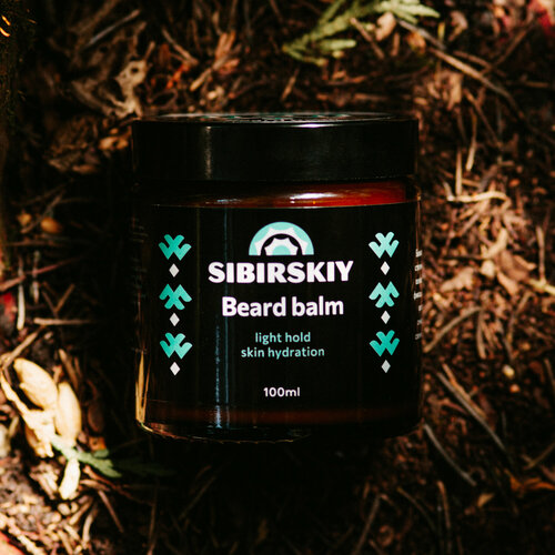 Питающий бальзам для бороды с эффектом кондиционирования, легкая фиксация SIBIRSKIY 100 мл