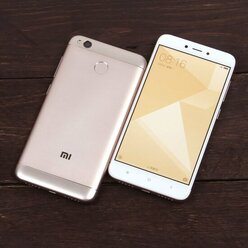 Муляж Xiaomi Redmi 4X, золотой, натуральный размер, для выставки и фото
