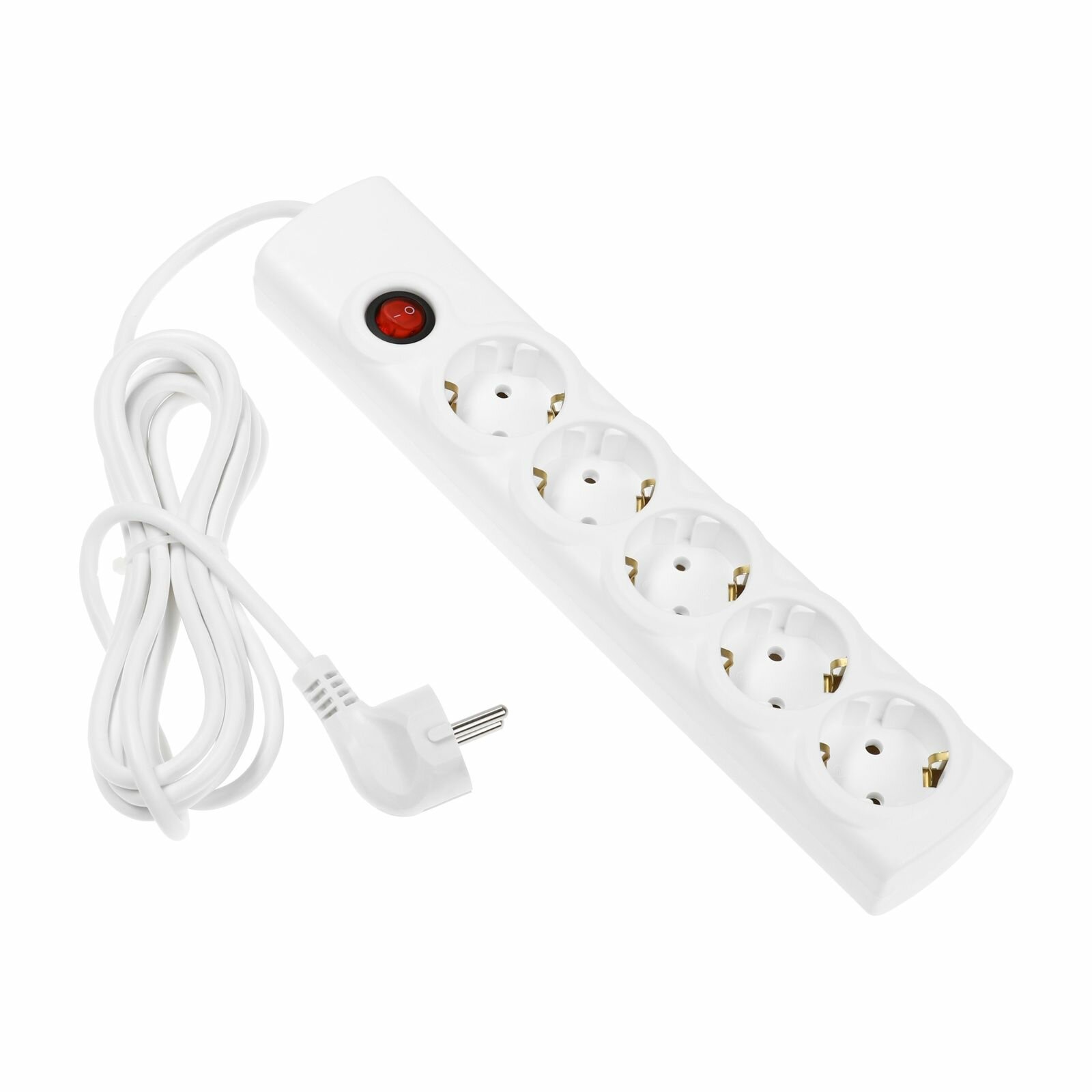 Сетевой фильтр 5 розеток 3 м 3500 Вт 3х1 мм2 c предохранителем