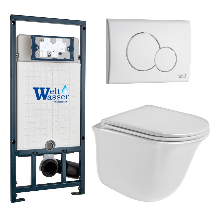 Комплект Weltwasser marberg 507 + telbach 004 gl-wt mar rd 10000011130