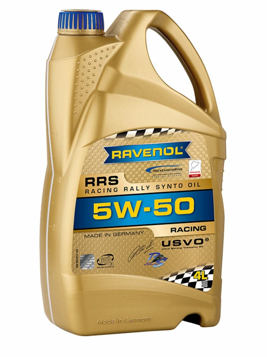 Моторное масло гоночное RAVENOL RRS Racing Rally Synto 5W-50 4 л.