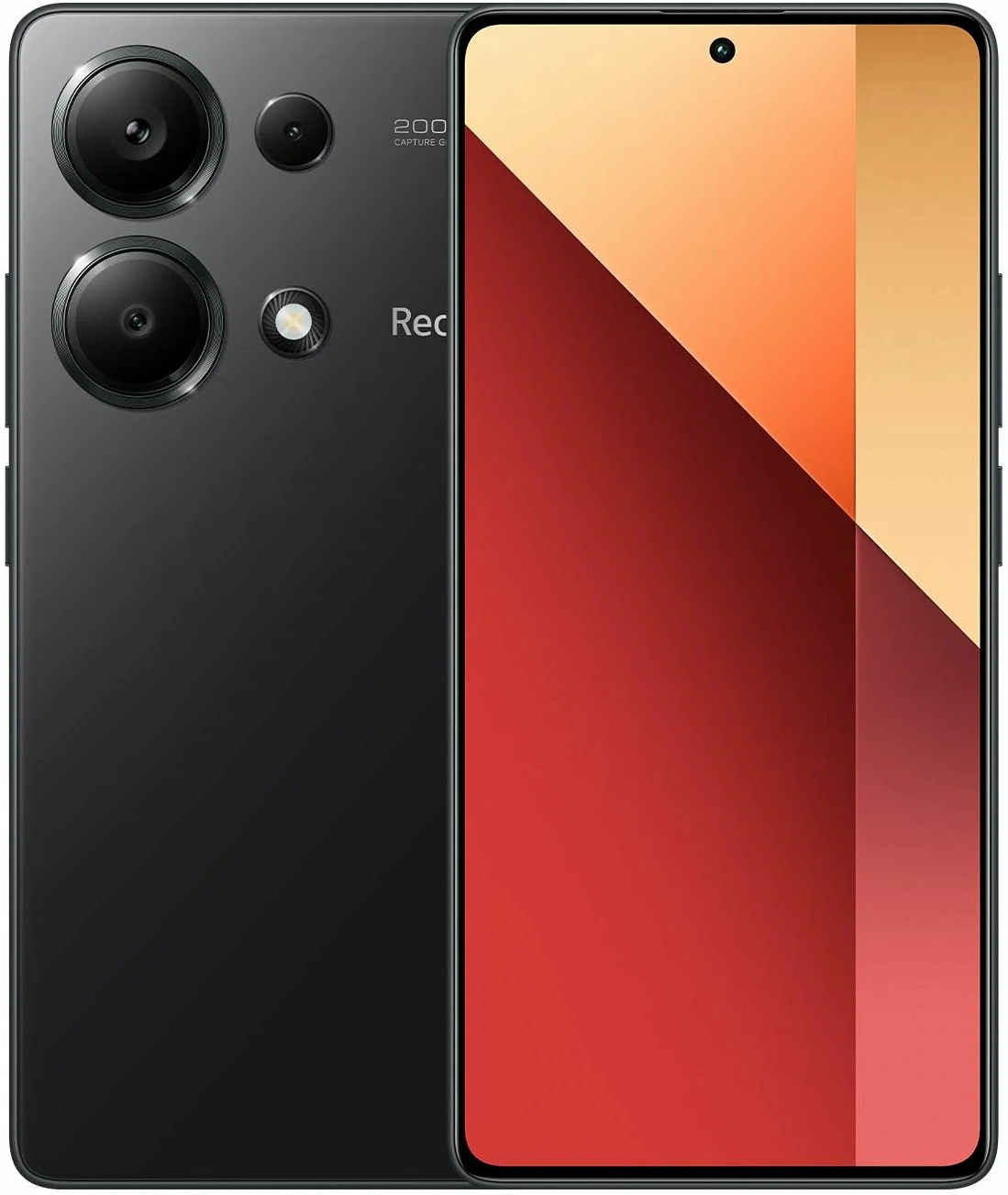 Смартфон Xiaomi Redmi Note 13 Pro 4G 8/256 ГБ Global, Dual nano SIM, midnight black