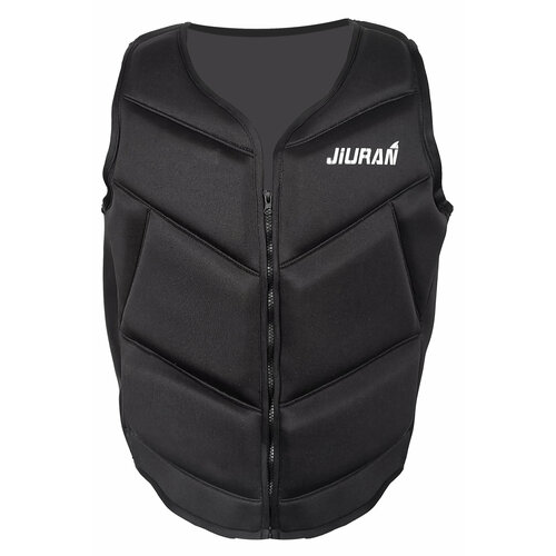 Жилет спасательный, для плавания, черный, размер L