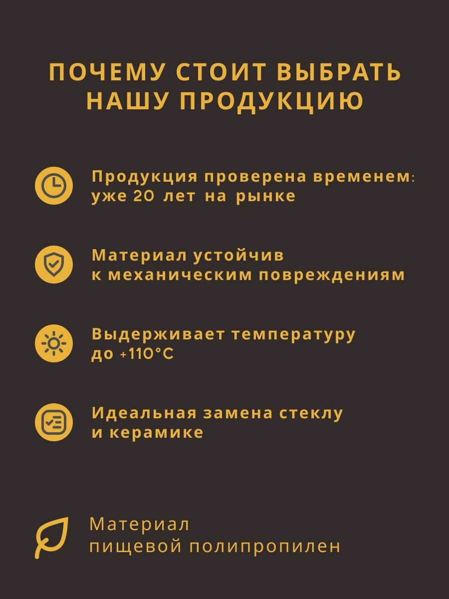 Стакан пластиковый Пирамида многоразовый оранжевый, 300мл, 1шт — фото 1