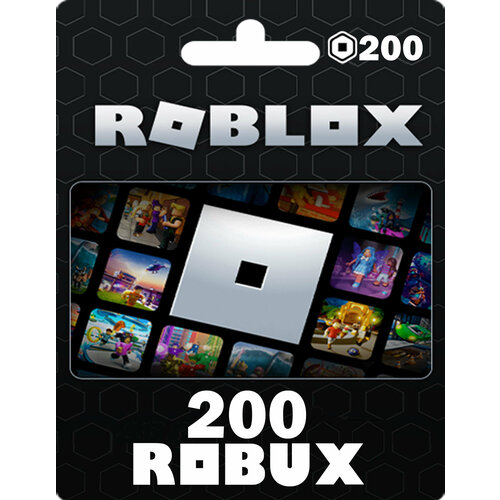 Пополнение счета Roblox на 200 Robux Game Pass Код активации Робуксы Подарочная карта Роблокс Gift Card Россия 24700₽