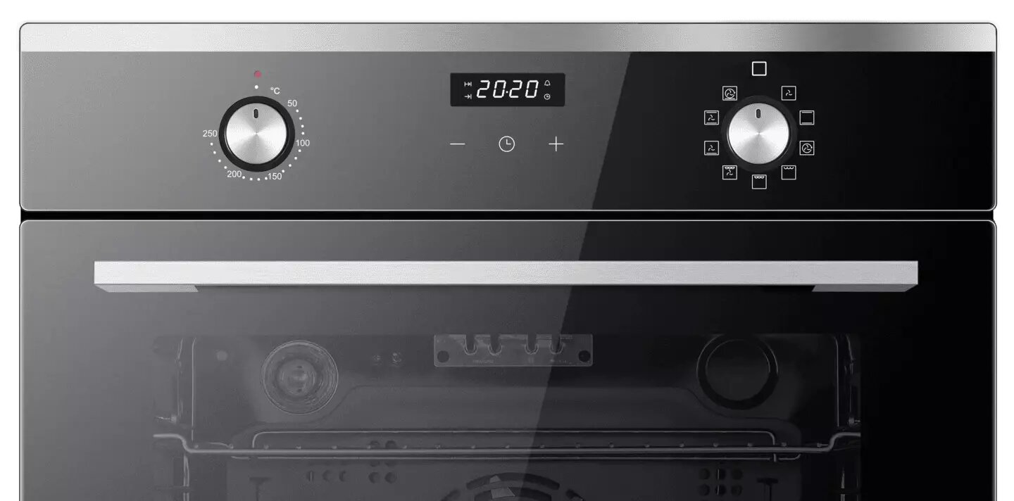 Духовой шкаф Haier HOX-P09CGBX, гриль, конвекция, телескопические направляющие — фото 1