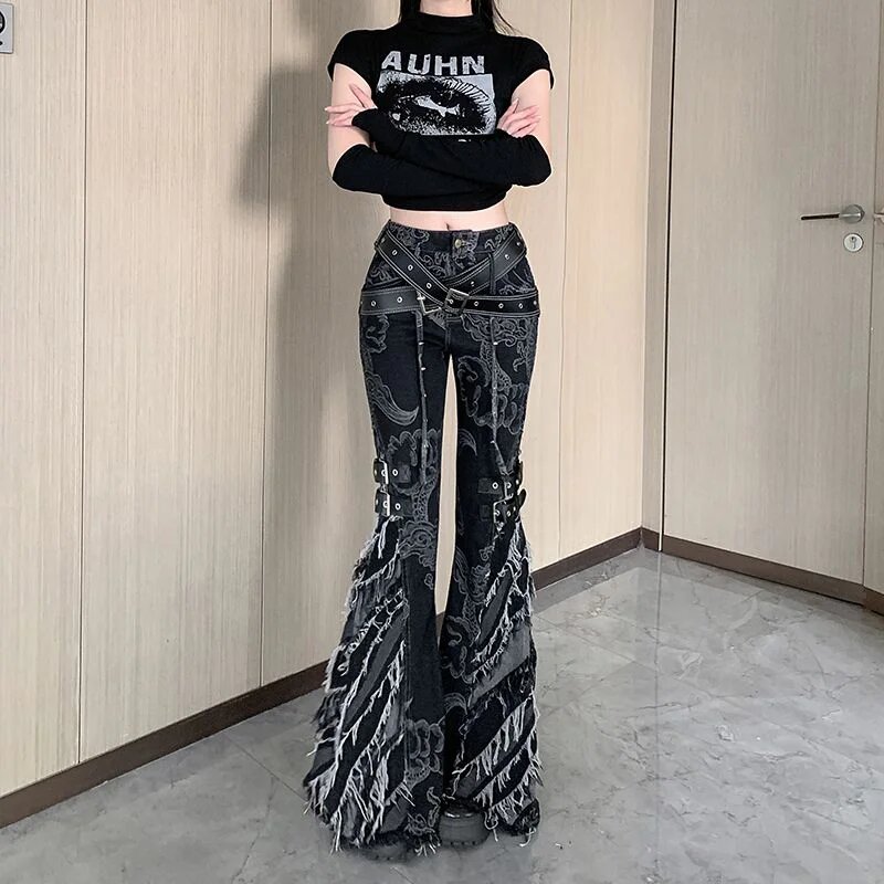 Джинсы YOUNGMAMBA, размер S, черный
