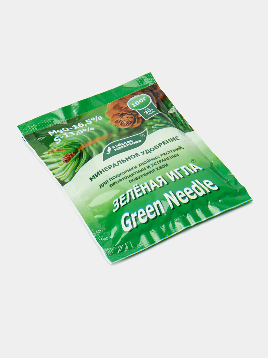 Минеральное удобрение для подкормки хвойных растений Зелёная Игла — фото 1