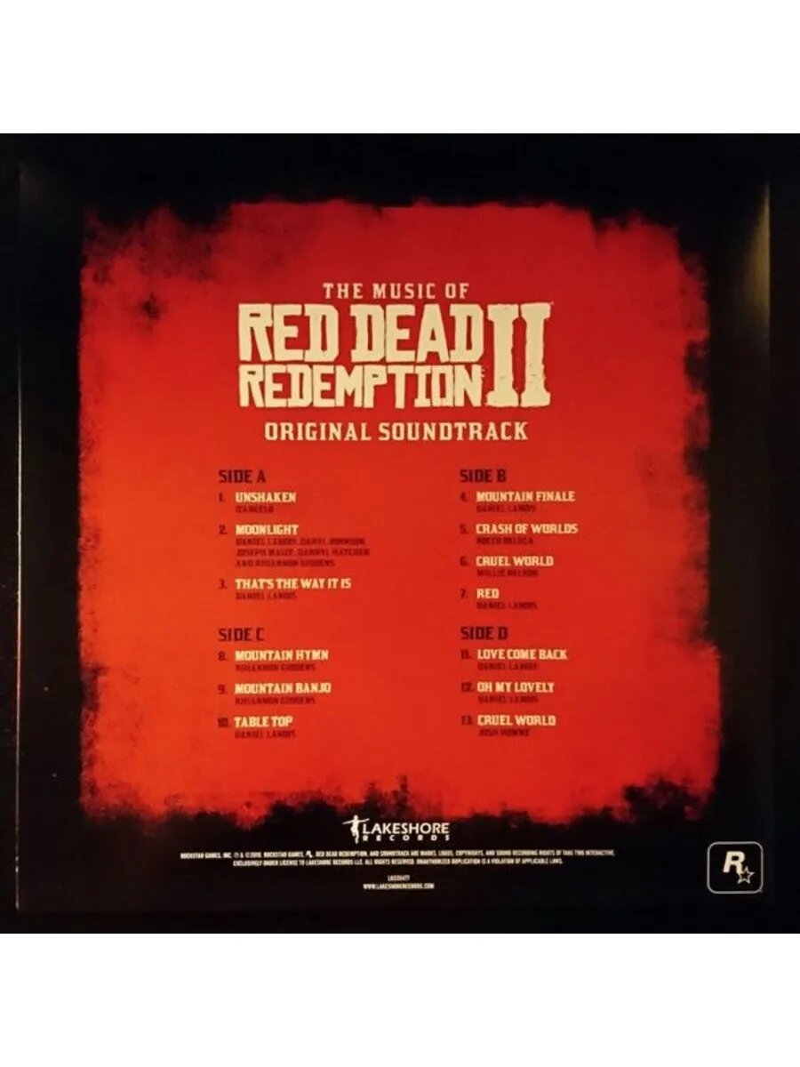 The Music Of Red Dead Redemption II 2LP — фото 1