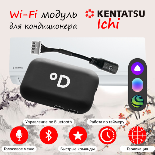 Wi-Fi модуль для кондиционера Kentatsu Ichi с поддержкой DAICHI Comfort и голосовых помощников Алиса, Маруся и Салют