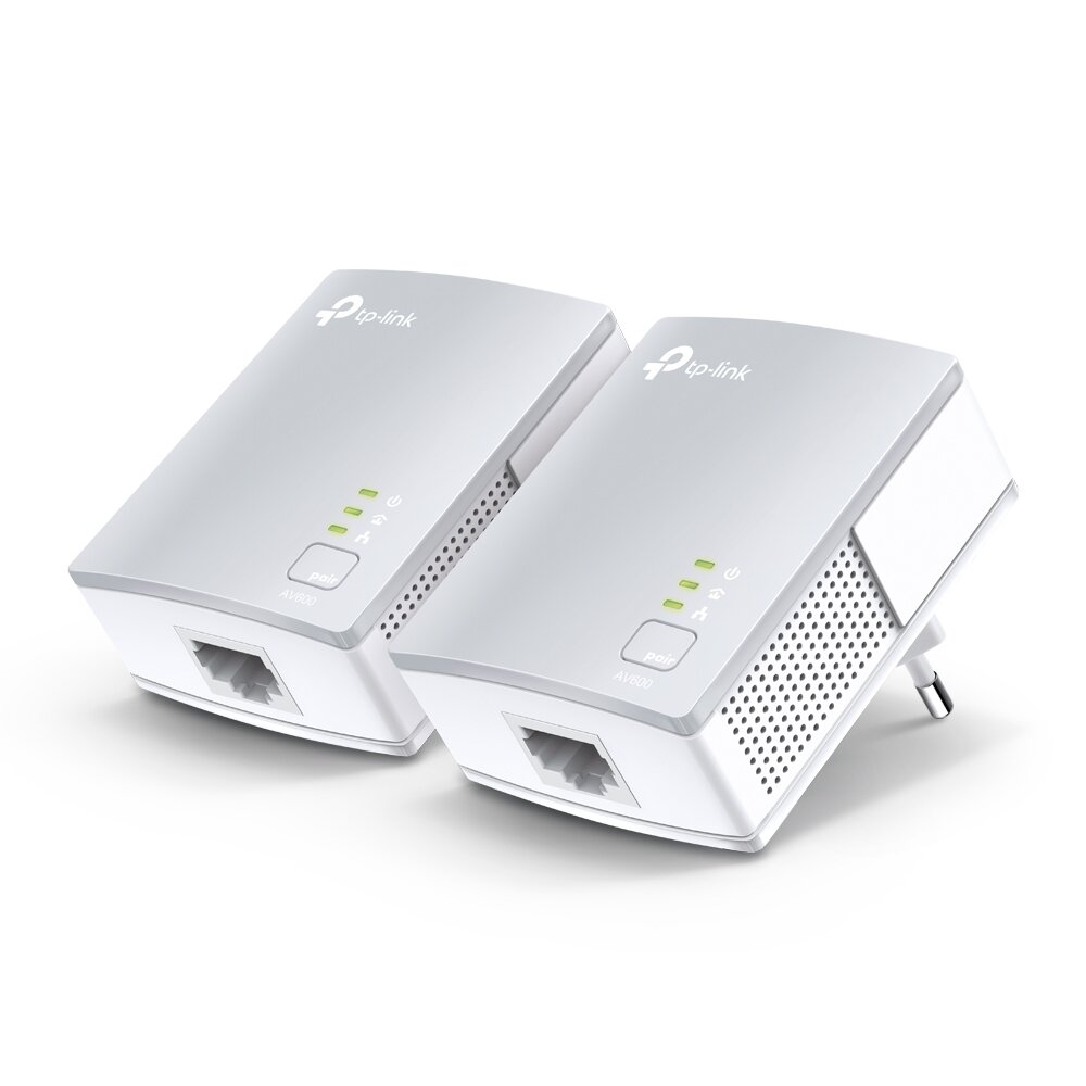 TP-Link Адаптер Powerline Ethernet TL-PA4010KIT 600 Мбит/с Fast Ethernet 2 шт в комплекте