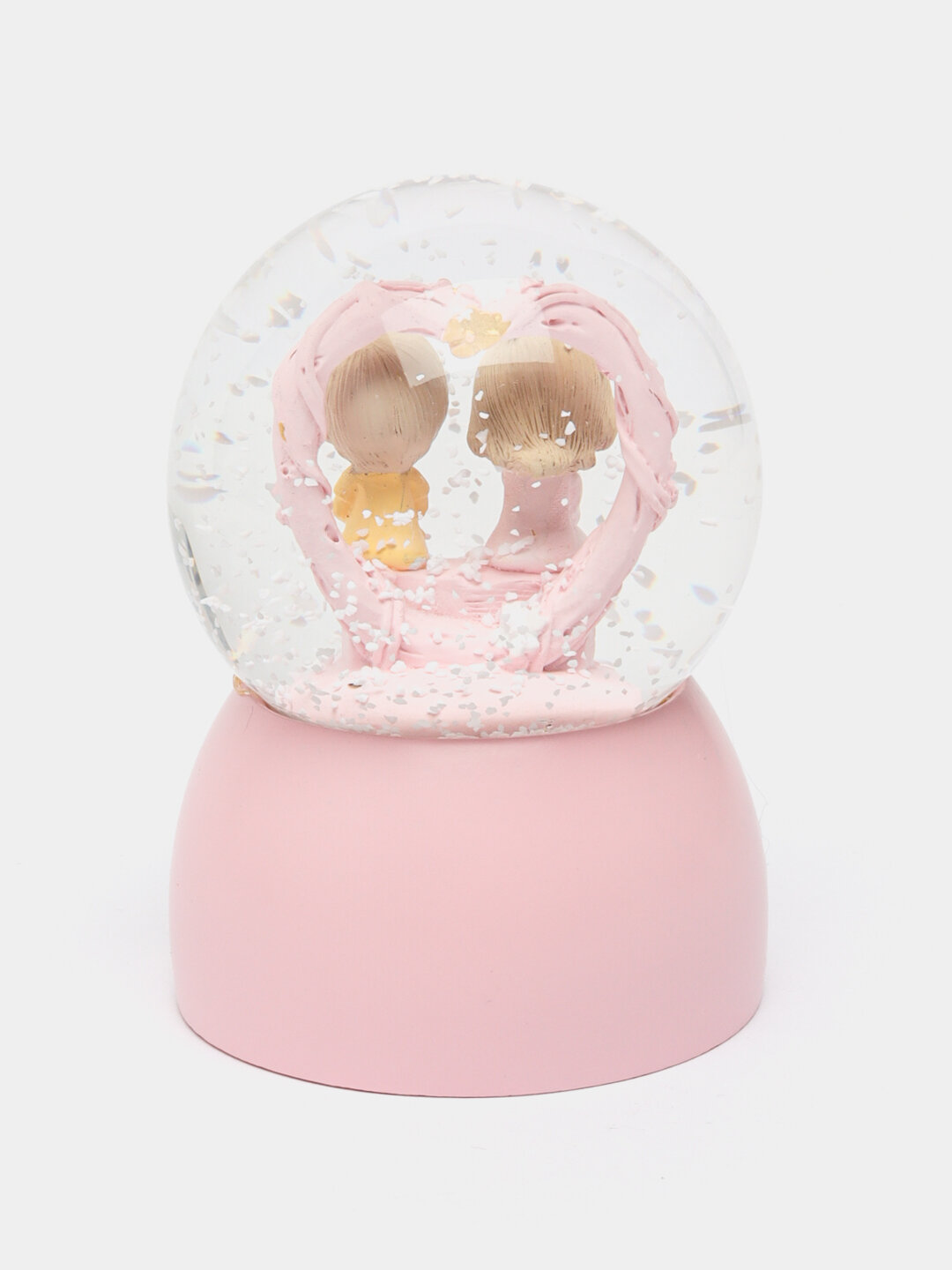 Светящийся хрустальный шар "Снежинка" 10см — фото 1