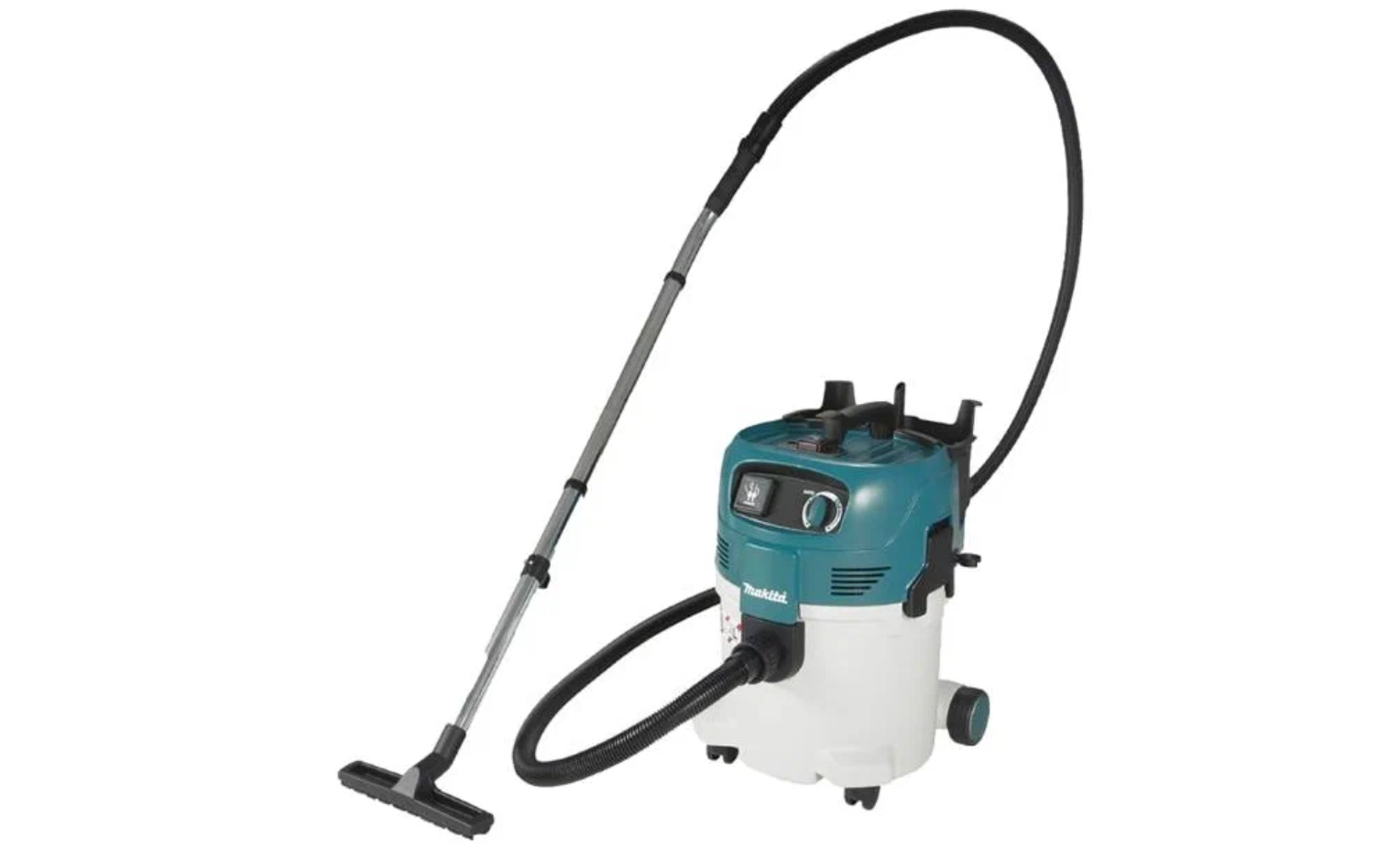 Пылесос строительный Makita VC3012L, сухая и влажная уборка, 30л, синий