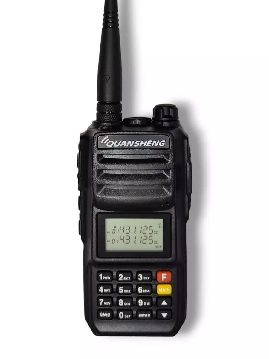 Рация QUANSHENG TG-UV2 Plus TYPE-C, 10 Ватт (супергетеродинный приемник) — фото 1