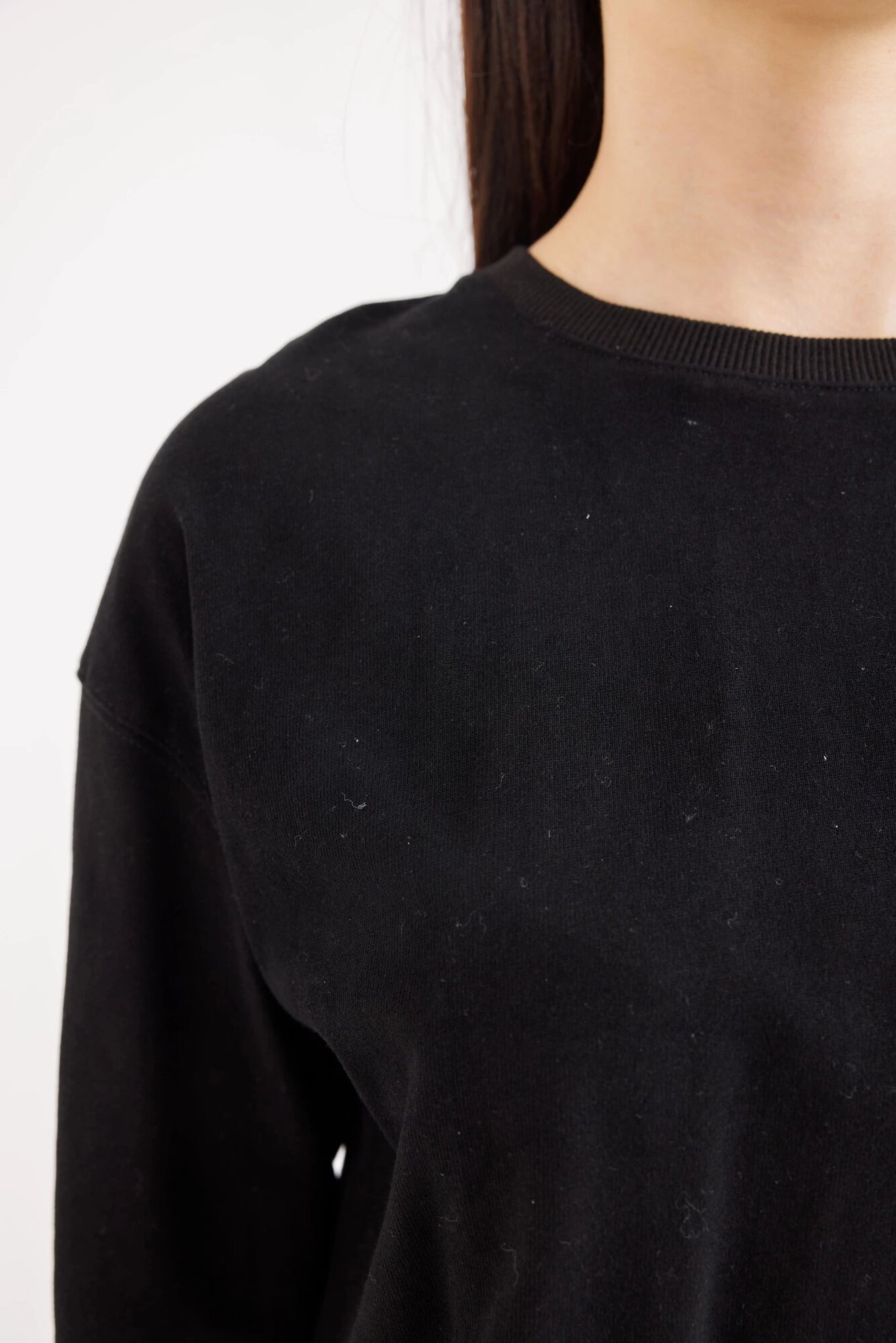 Лонгслив Selfie, размер S, , черный — фото 1