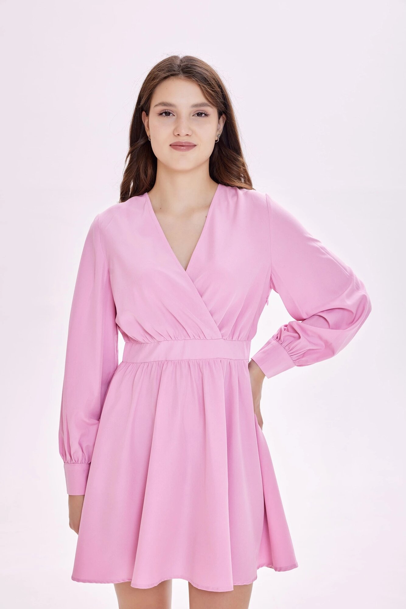 Платье Selfie, размер XS, розовый — фото 1