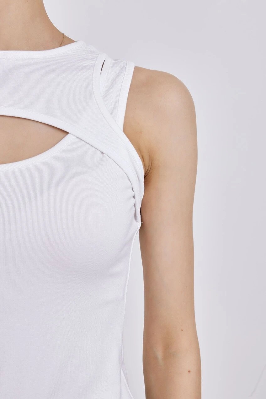 Топ Selfie, размер L, белый — фото 1