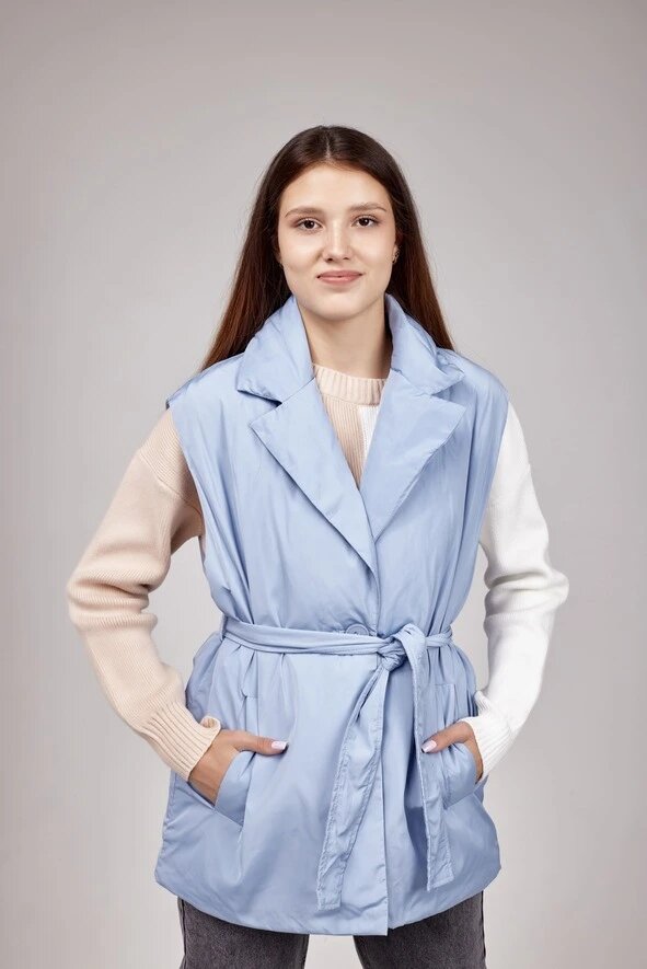 Жилет Selfie, размер M, голубой — фото 1