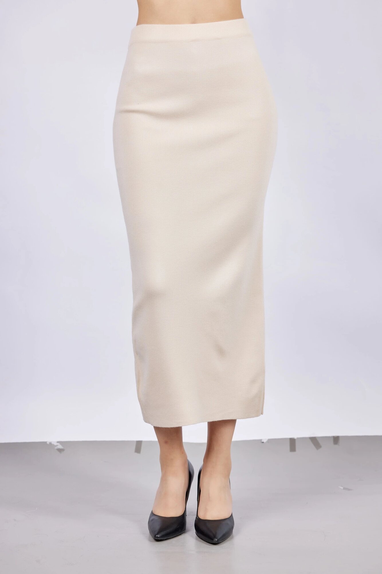 Юбка Selfie, размер XS, бежевый — фото 1