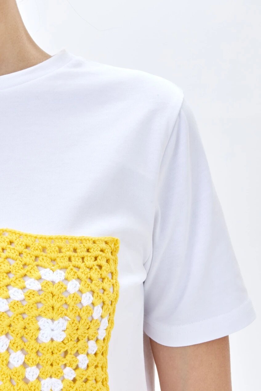 Футболка Selfie, размер XS, белый — фото 1