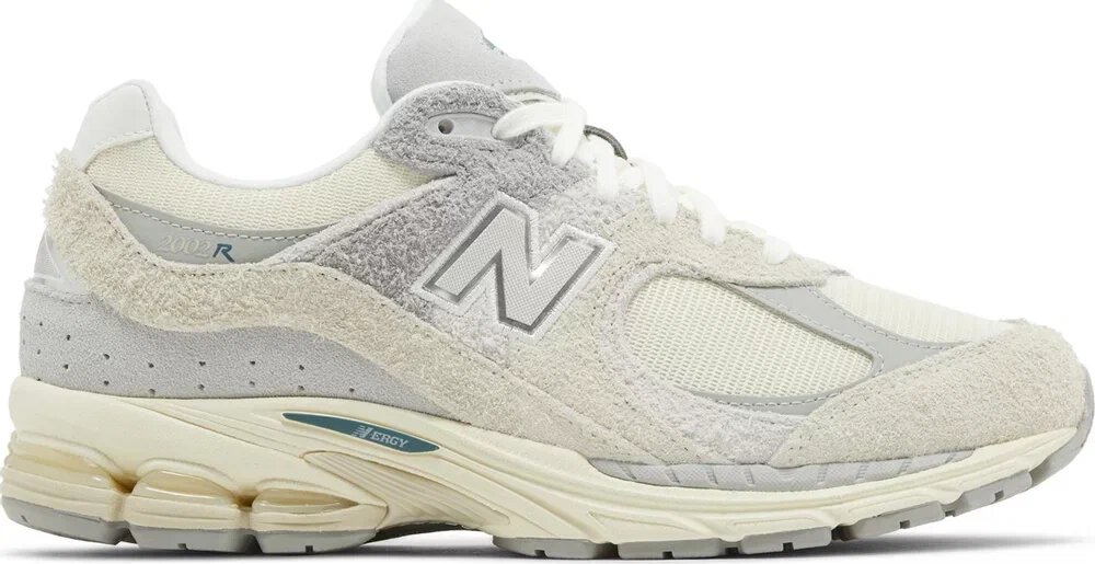 Кроссовки New Balance, размер 39.5 EU, бежевый, белый, серый