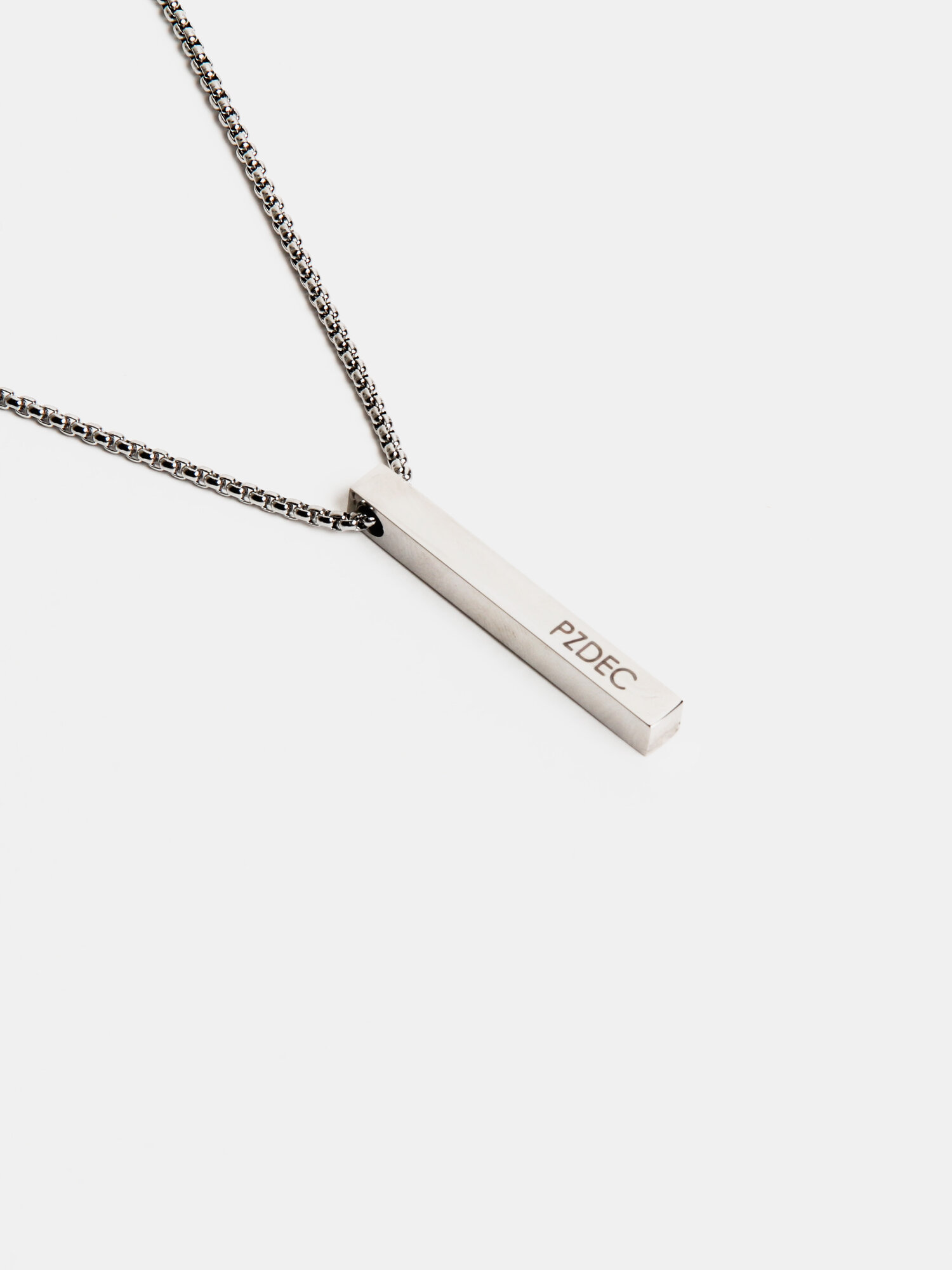 Колье ДУША_BRAND, длина 60 см, серебристый
