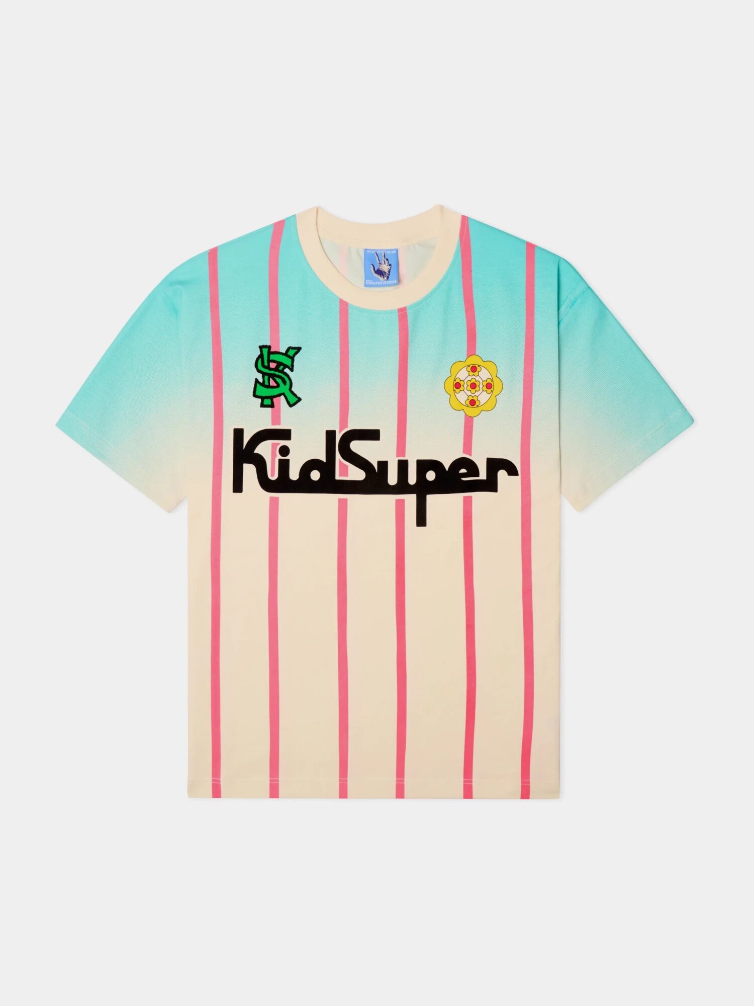 Джерси KidSuper Soccer Jersey Tee, 1 шт., размер S, cream
