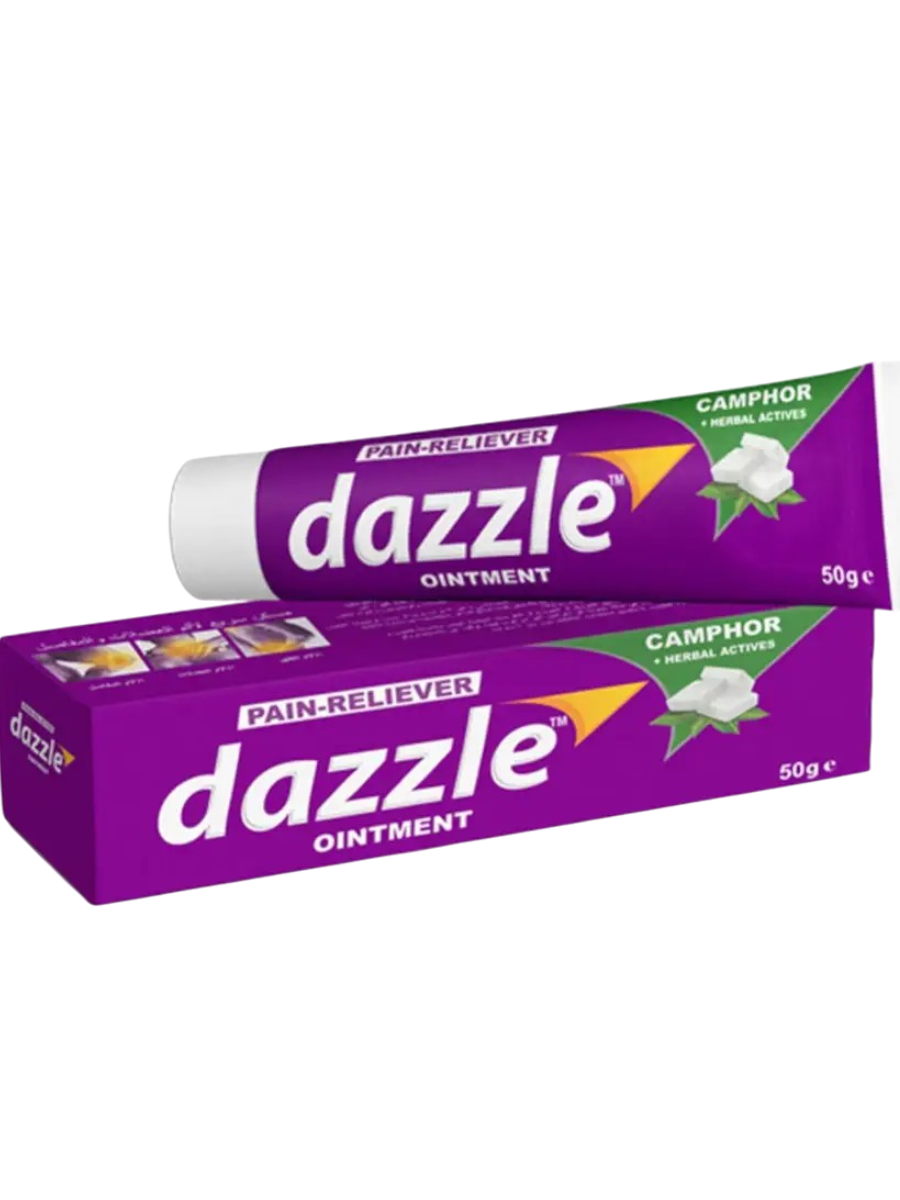 Обезболивающий крем Vasu Dazzle, аюрведа, с ментолом и камфорой, 50 гр