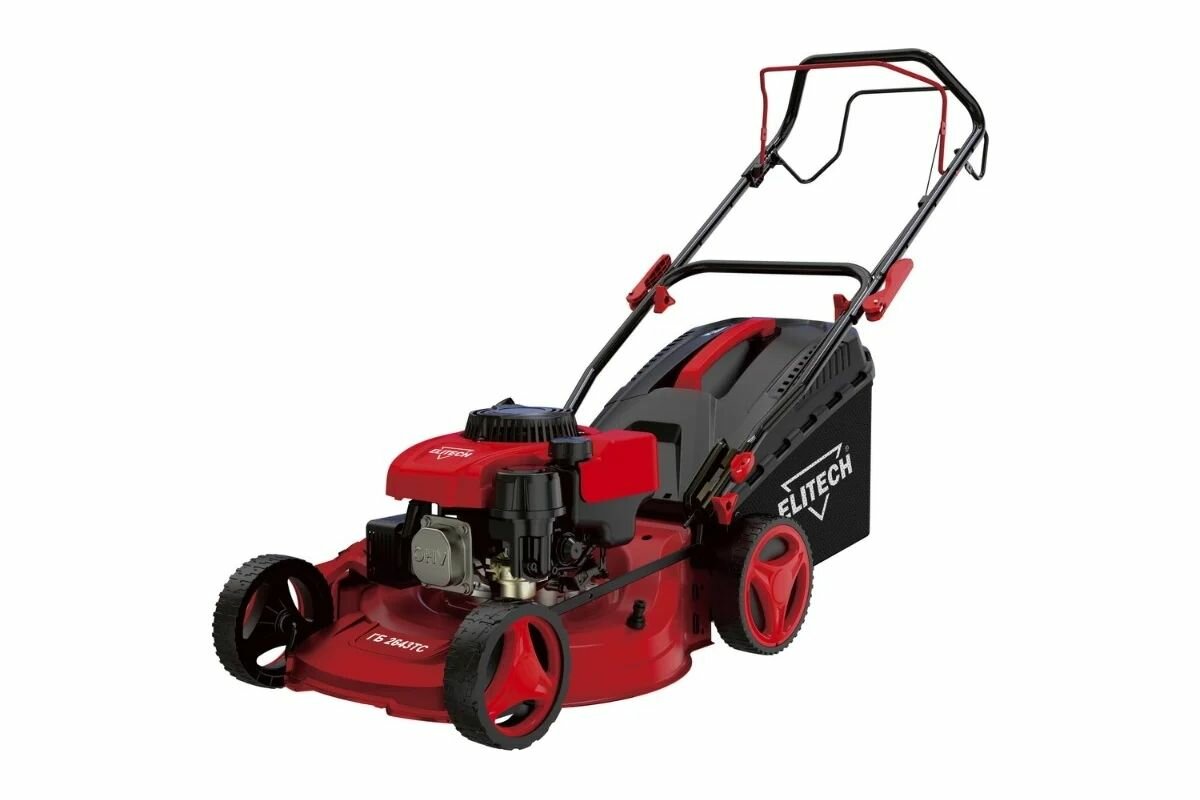 Газонокосилка бензиновая Elitech ГБ 2643  E1601 012 00  2 6кВт 43см 25 75мм