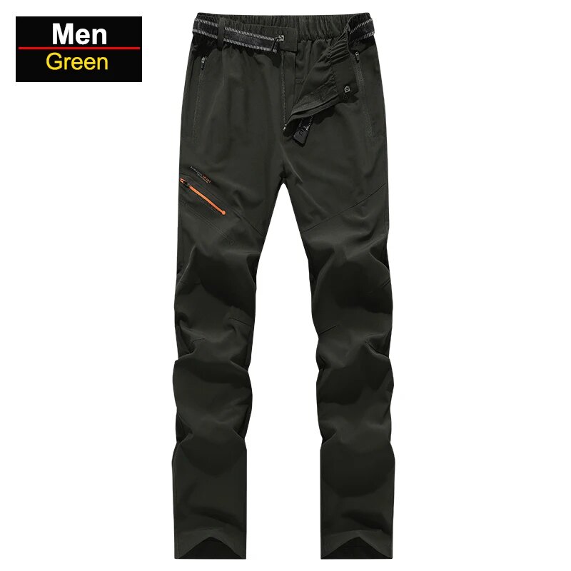 CHRLCK мужские быстросохнущие водонепроницаемые брюки, Men-Green, XXL(65-75kg), Мужской