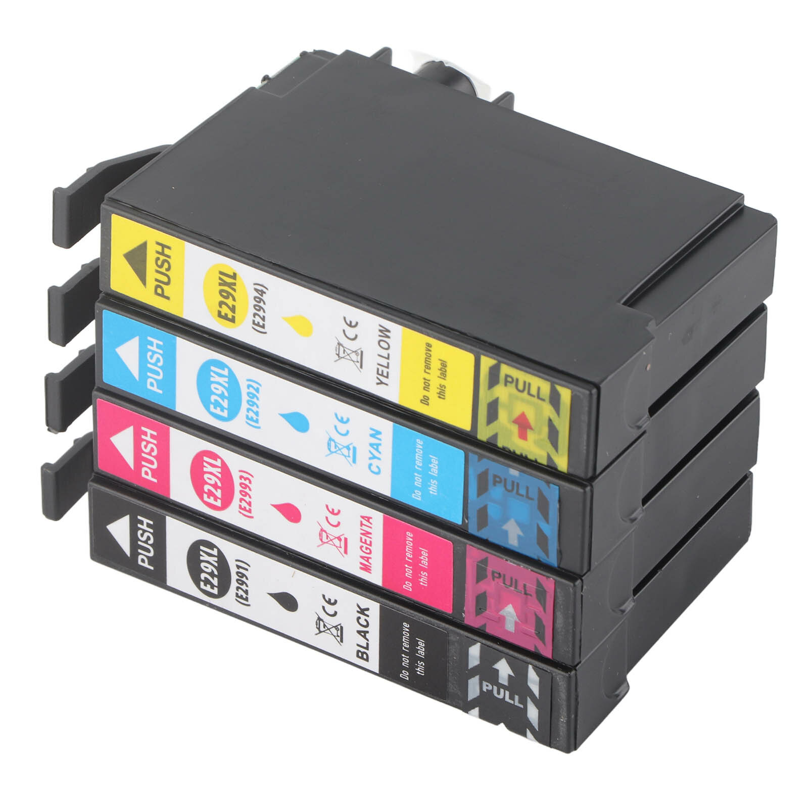 4 Цветные чернильные картриджи Замена струйных картриджных аксессуаров