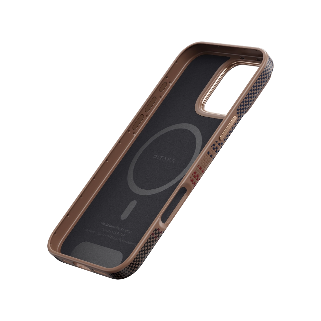 Противоударный чехол Pitaka Military-Grade Protective Case для iPhone 16 Pro Max - Sunset — фото 1
