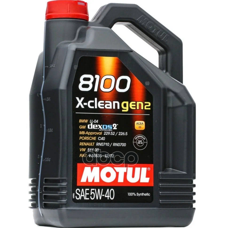 MOTUL 5W40 5L 8100 X-Clean Gen2 C3 / Sp