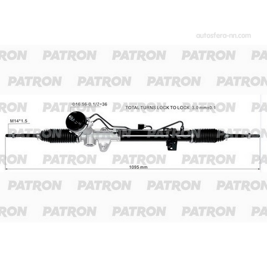 PATRON PSG1054 Рейка рулевая