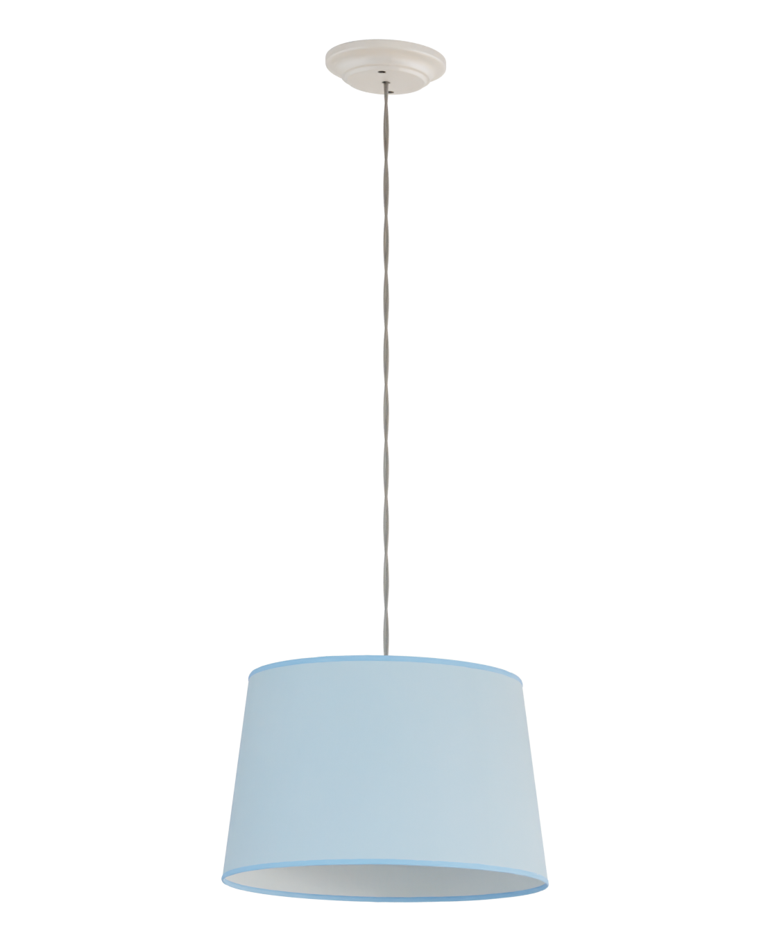 Подвесной светильник на 1 лампу 33 см светло-голубой Razsvet RZ-P1-2833-2-51
