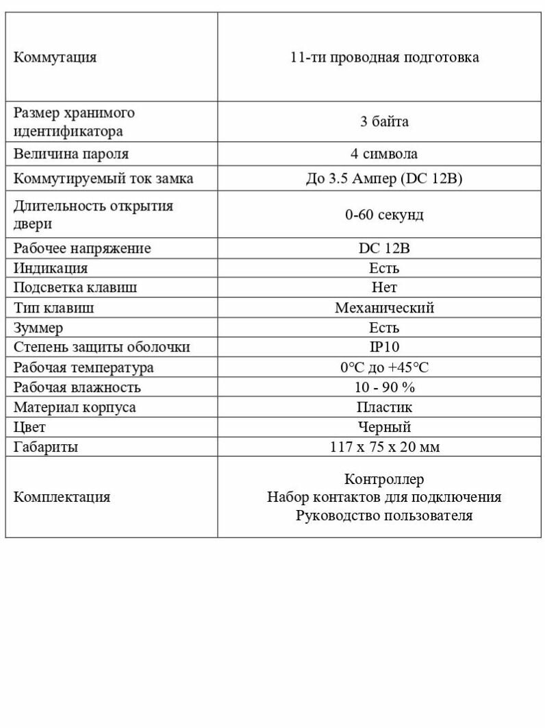 Кодонаборный контроллер Optimus AC-KMRE210 — фото 1