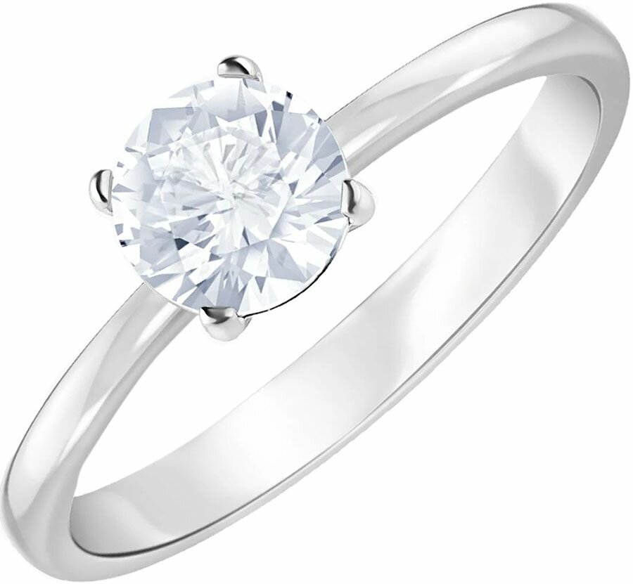 Кольцо SWAROVSKI, кристаллы Swarovski, размер 18.5 — фото 1