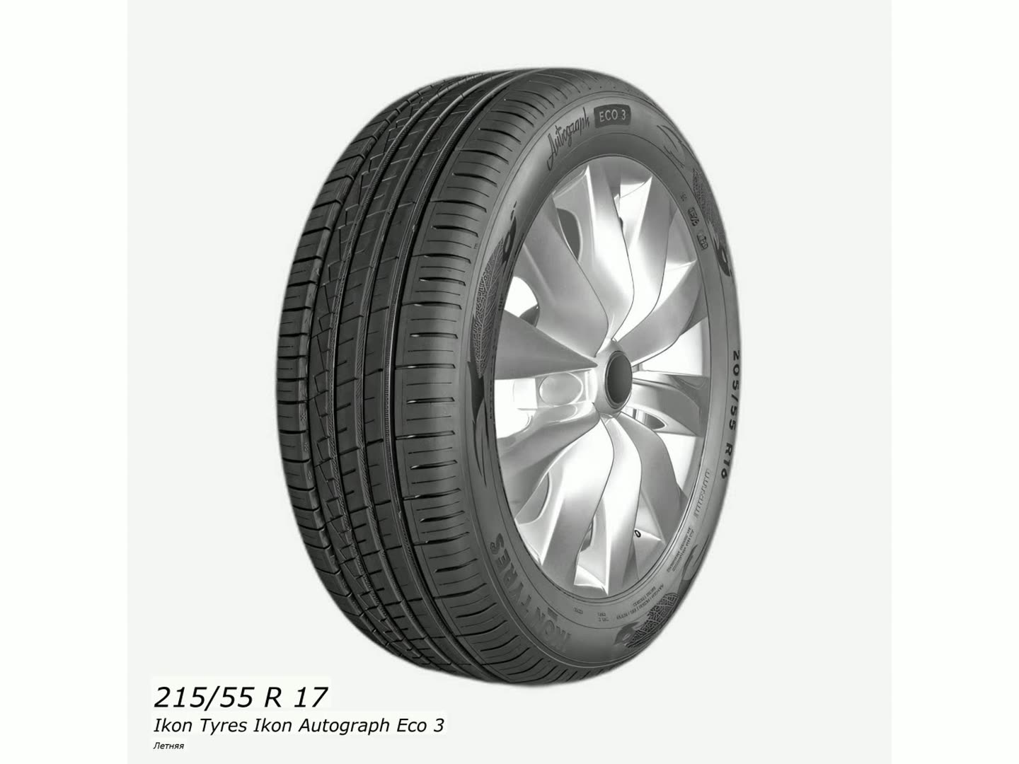 Шина летняя Ikon Tyres 215/55/17 V 94 Ikon Autograph Eco 3 для легковых автомобилей T731465 — фото 1