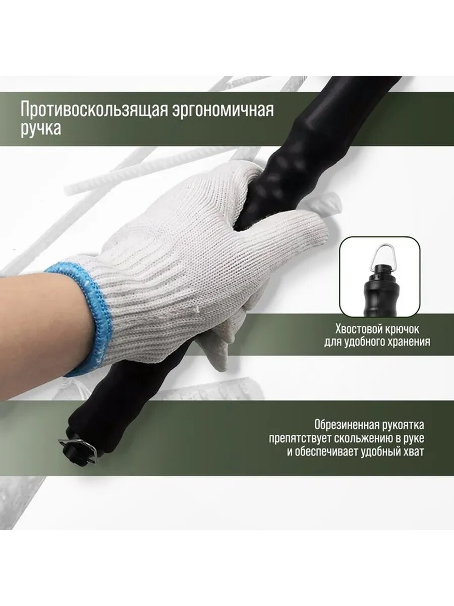 Автоматический крюк для арматуры с удобной рукояткой