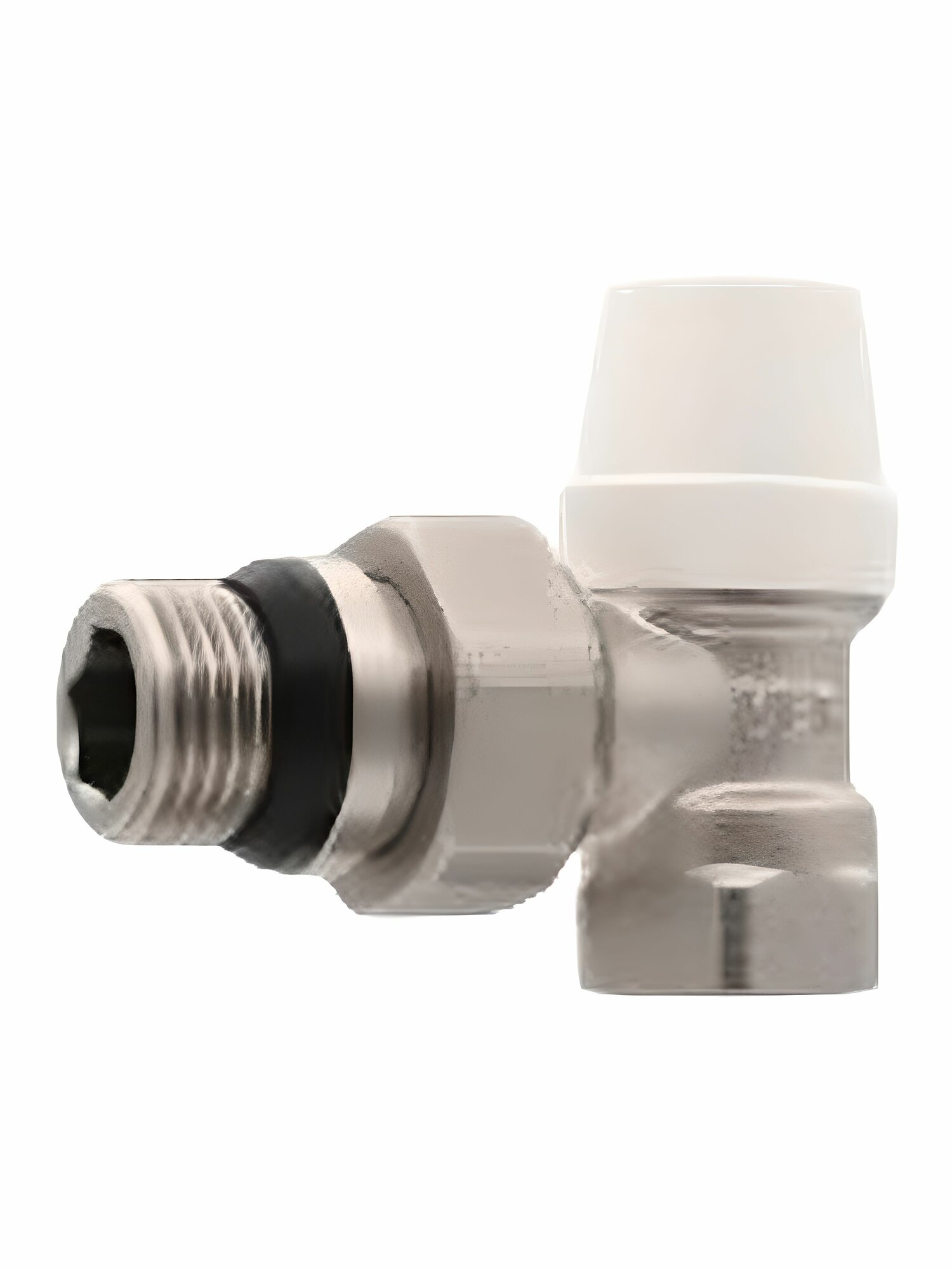 Терморегулирующий вентиль угловой 1/2" VIEIR нижний/Гидропласт