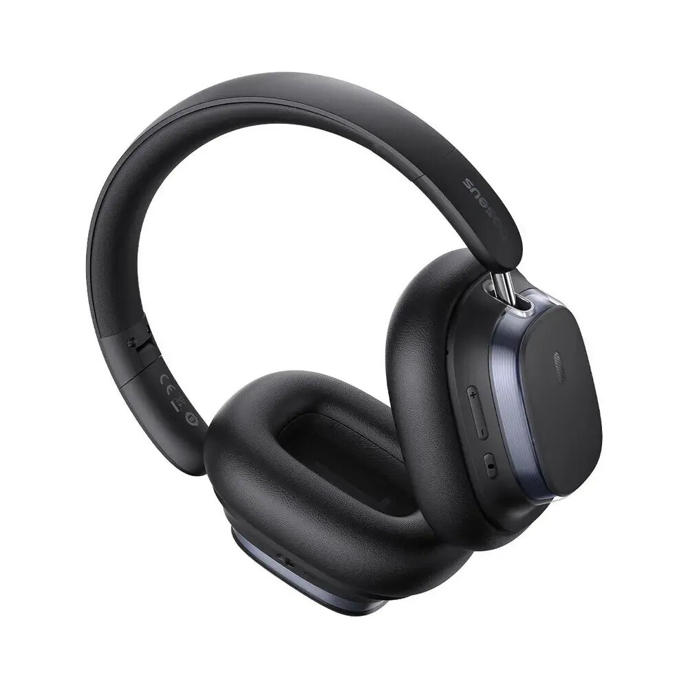 Наушники Baseus Bowie H1s, original , Bluetooth 5.4, шумоподавление, чёрные