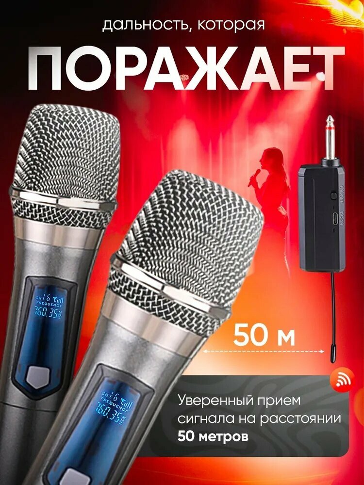 Микрофоны Xiaomi Xiaomi Микрофон для живого вокала, серыйОткройте путь в мир музыки и веселья