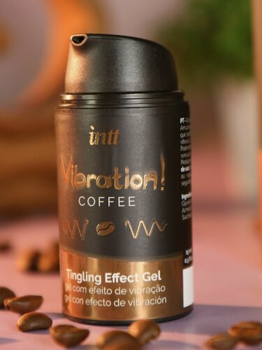 Изображение товара Intt жидкий вибратор Кофе съедобный интимный гель, Португалия, 15 мл