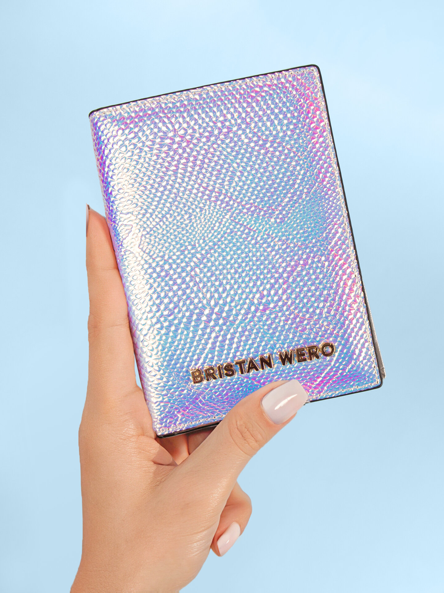 Обложка для паспорта Bristan Wero  золотой