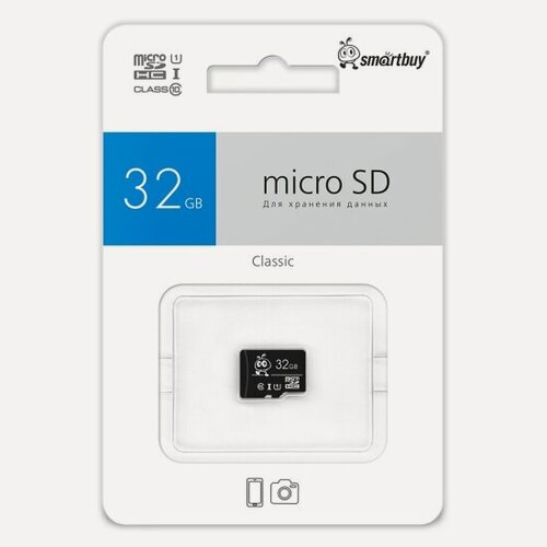 Изображение товара Карта памяти Smartbuy micro SDHC 32Gb Class 10 UHS-I
