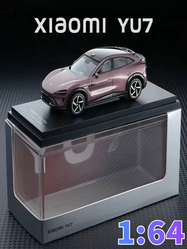 2025 XIAOMI YU7 1:64 Автомобильный интерьер сплав модель украшения