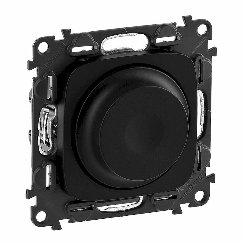 Светорегулятор (Диммер) Legrand Valena ALLURE Антрацит 300Вт без нейтрали 752980